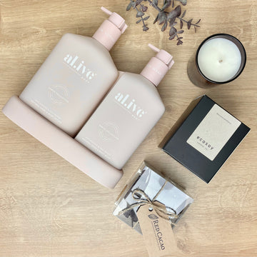 Luxury Female gift hamper adelaide - alive body hand and Body duo set