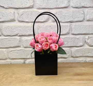 Mother's Day gift basket - pink roses gift for her