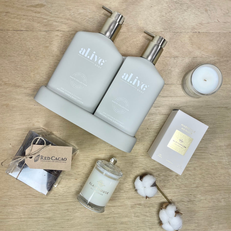 Alive Body Sea Cotton Gold Edition Gift Hamper
