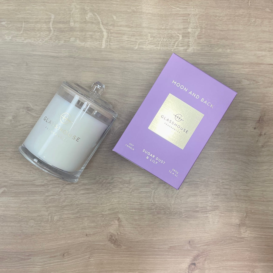 Glasshouse Fragrance Candle - Moon and Back - Candle Gift