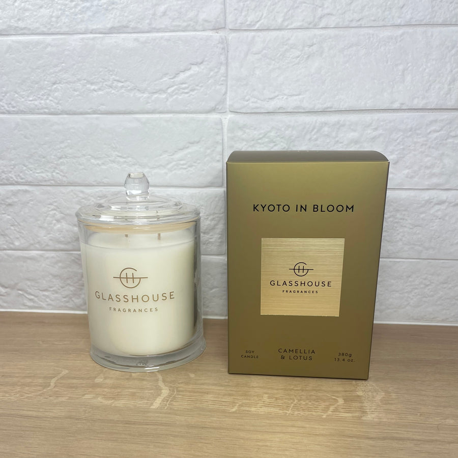 Glasshouse Fragrance Candle Kyoto in Bloom - gift delivery Adelaide