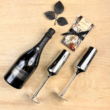 Champagne and glasses gift set - Adelaide Christmas gift