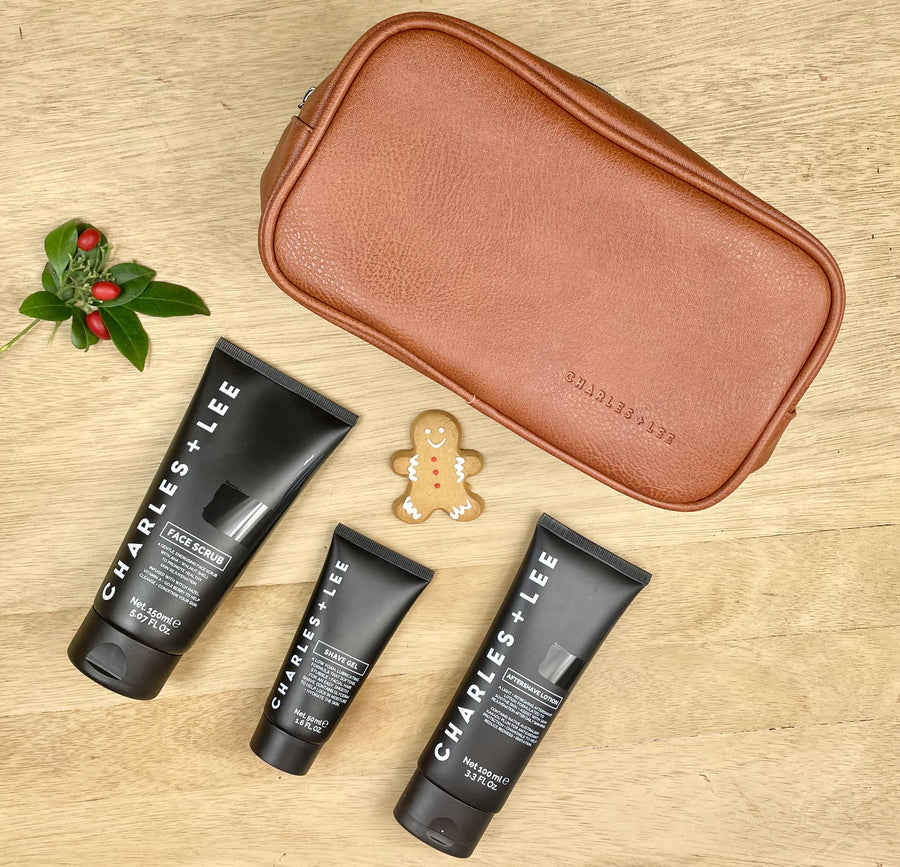 Luxury Men's Christmas Gift Basket - Vegan friendly skincare