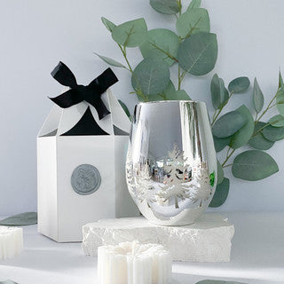 Christmas gift delivery Adelaide - silver candle gift