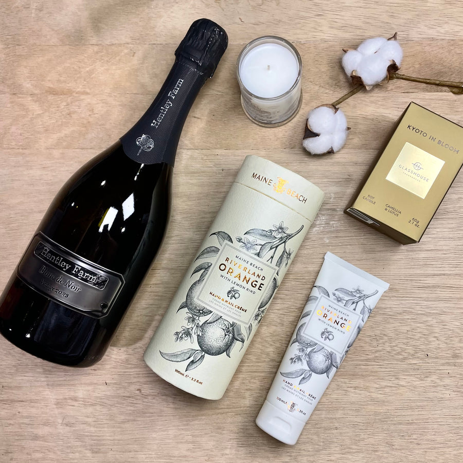 Sweet Surprise Bubbles Glasshouse Candle & Hand Cream  Gift Set