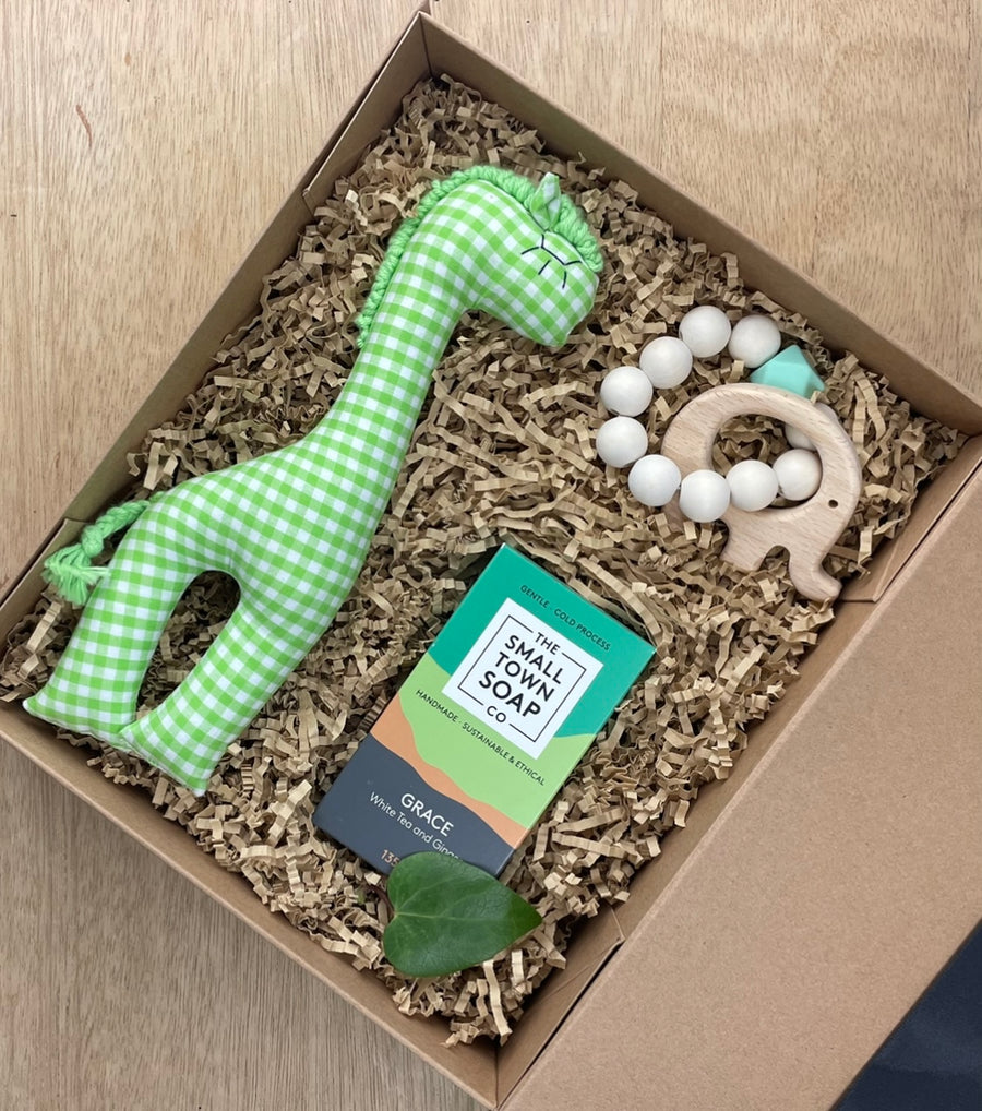 Eco-friendly baby gift box idea adelaide metro same day delivery service
