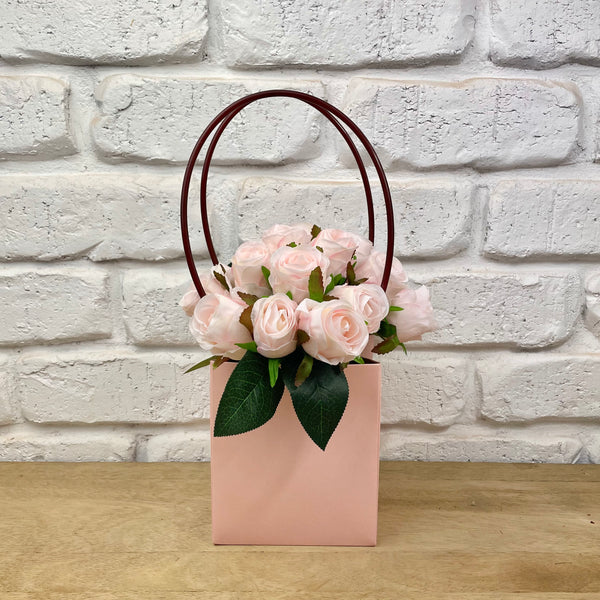 Pastel Pink Roses Gift Bag Female Gift Delivery Adelaide