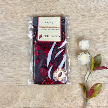 Red Cacao Adelaide Hills Artisan Dark Raspberry same day gift delivery adelaideChocolate