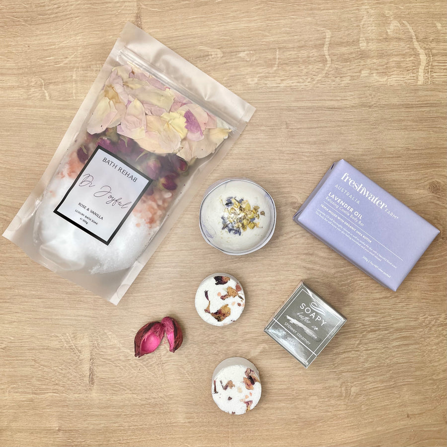relaxation bath gift set for her - gift delivery Adelaide