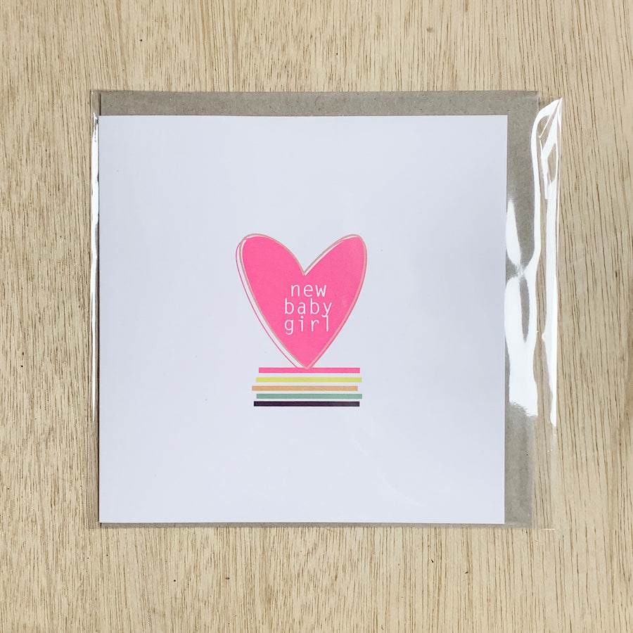 Baby Girl Card - Rhicreative - Sleek and Unique Gifts