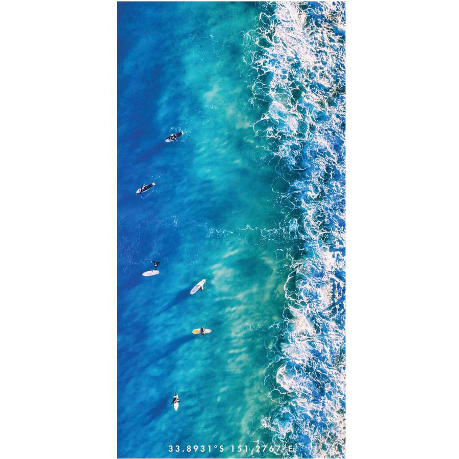 Destination Towels - Blue Boards - Sand Free Towel Bondi Design - Adelaide Gifts