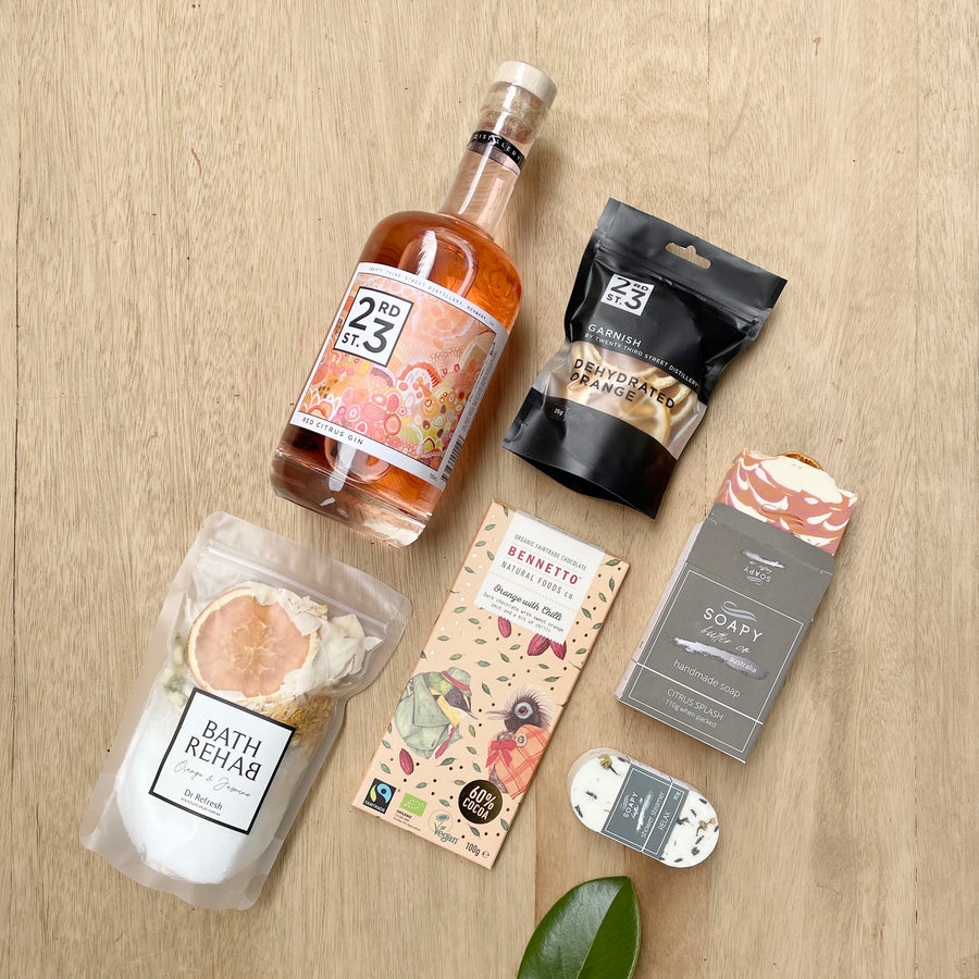 Citrus Gin Gift Box Delivered Adelaide - Luxury Gift Items Delivered Same Day
